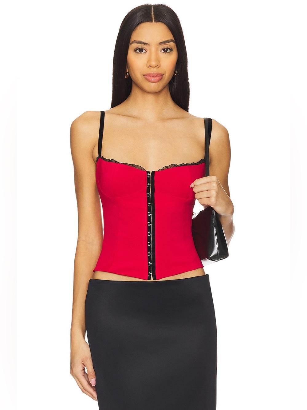 Bella Venice Caroline Corset Red Tank Top Cami Bustier Revolver